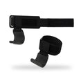 Limberoo lifting hooks: slim velcro wrist straps with thin black steel hooks