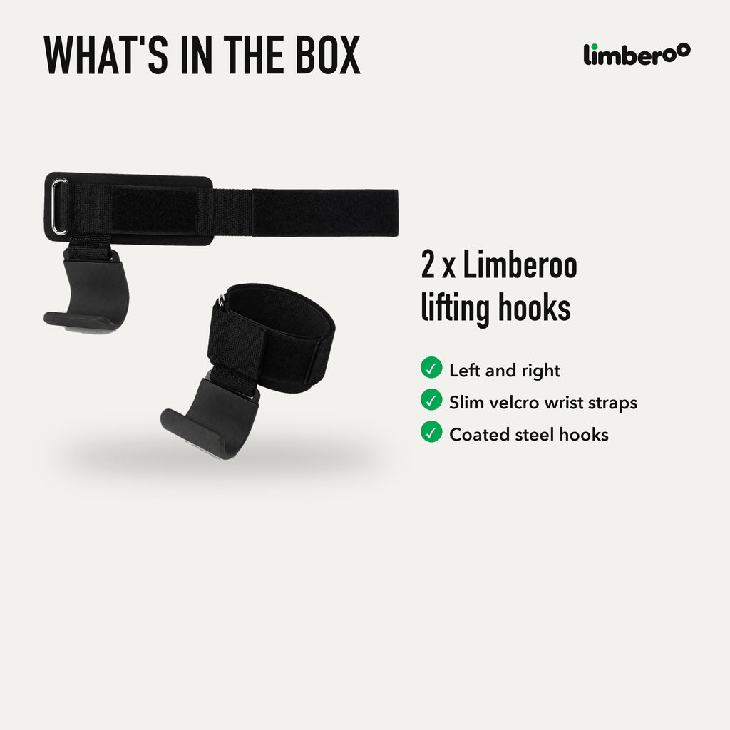 In the box: two Limberoo lifting hooks