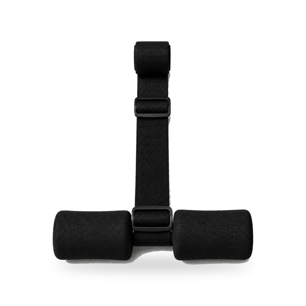 Limberoo Nordic attachment: black strap with two padded foam ankle rollers